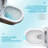 1.1/1.6 Dual Flush One Piece Ceramic Toilet, 12 - Inch Rough In, Soft Closing Seat, Siphon Jet, 800G Map, Long Term Use Smooth Surface