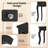 Makeup Vanity Set With Tri-fold Mirror & Led Lights 4 Drawers Open Shelf-582196718
