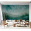 Murale abstraite pelez et collez - Paysage de malachite-214603765