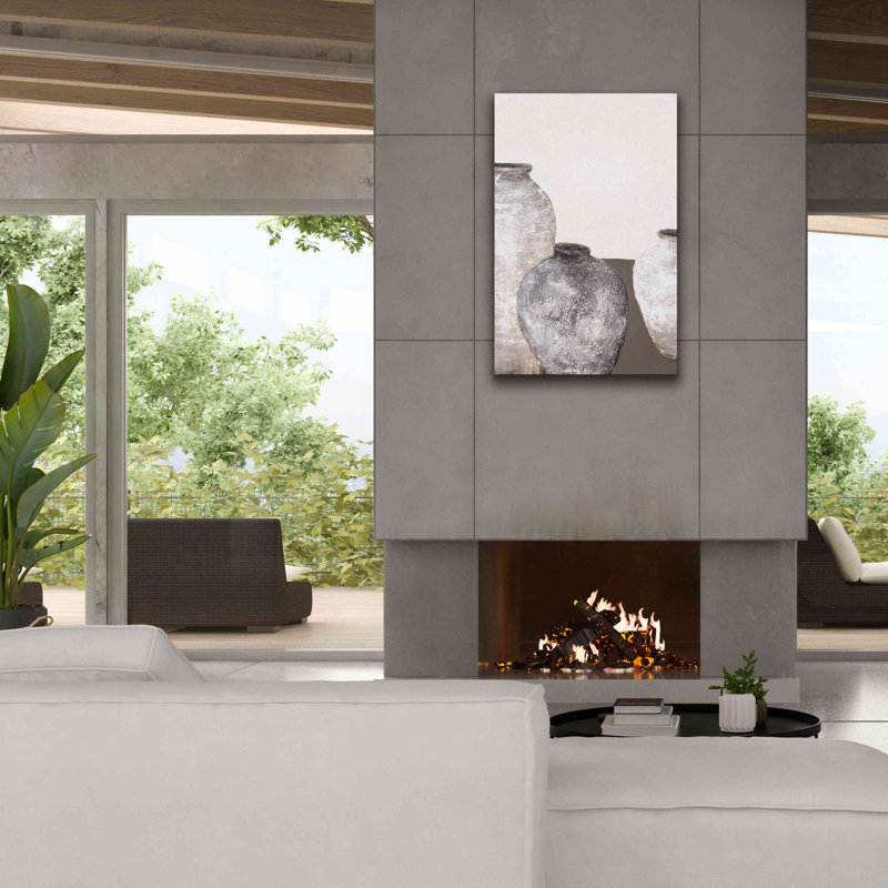 «Ceramics 1» par Design Fabrikken, estampe numérique sur toile, H 40 po x l 26 po x P 1,5 po