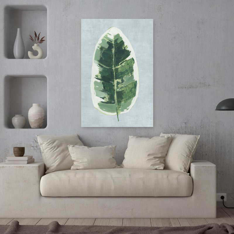 Tropique, vent II, art de paysage naturel minimaliste moderne, H 36 po x l 24 po
