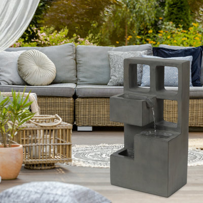 Outdoor Weather Resistant Cascade Fountain