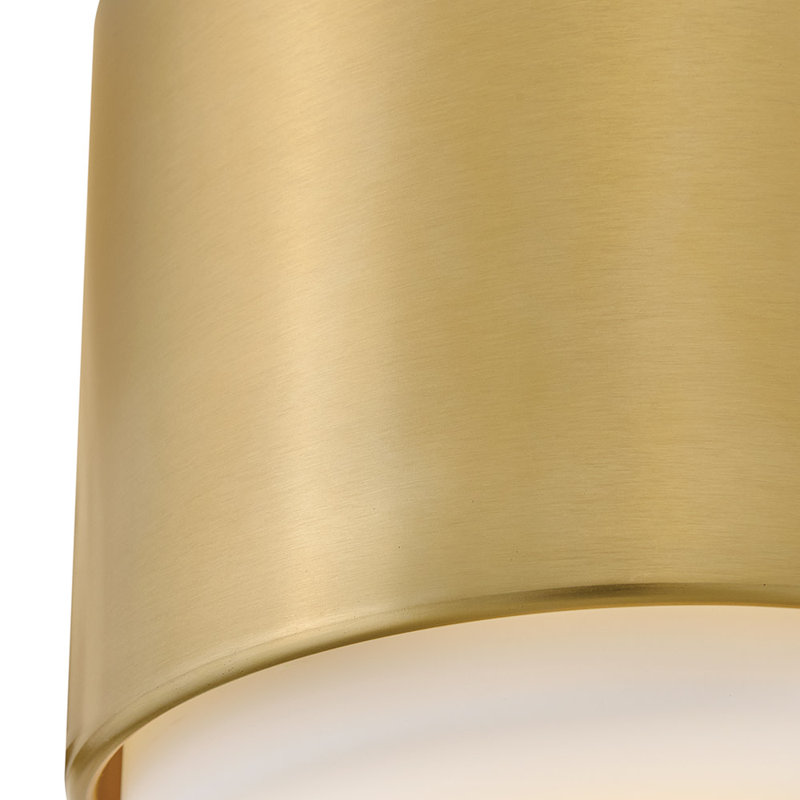 Hinkley Cedric Flush Mount Flat, Lacquered Brass