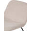 Chiara Upholstered Side Chair with Footstool