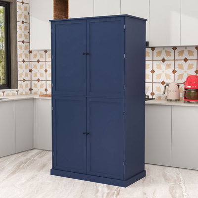 Kellom High Freestanding Kitchen Pantry, Storage Cabinet with Drawers and Adjustable Shelves by Red Barrel Studio