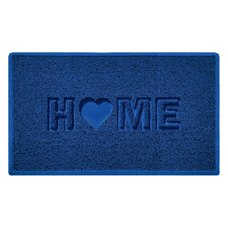 Non-Slip Doormat, Blue, 45cm W x 75cm L