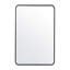 Miroir d'appoint mural incassable avec cadre en métal et coins arrondis Arelly-876523353-876523356