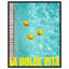 «Poolside Zest», reproduction d'art sur toile par Art Remedy-118149541-118149540