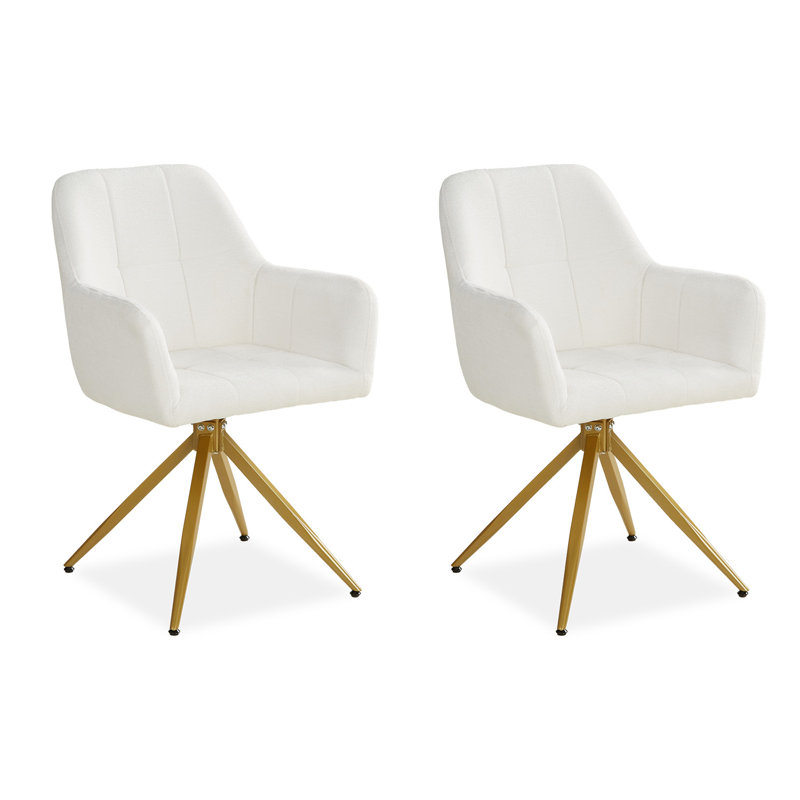 Laguiole Upholstered Armchair, Gold colours, Beige, 2