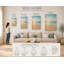 «Footprints of Peace - Coastal Shoreline», art mural sur toile-1534811073