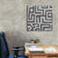  «Square Decorative Batik 5» par Alonzo Saunders, art mural sur toile, 26 po x 26 po