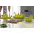 Similicuir vert lime