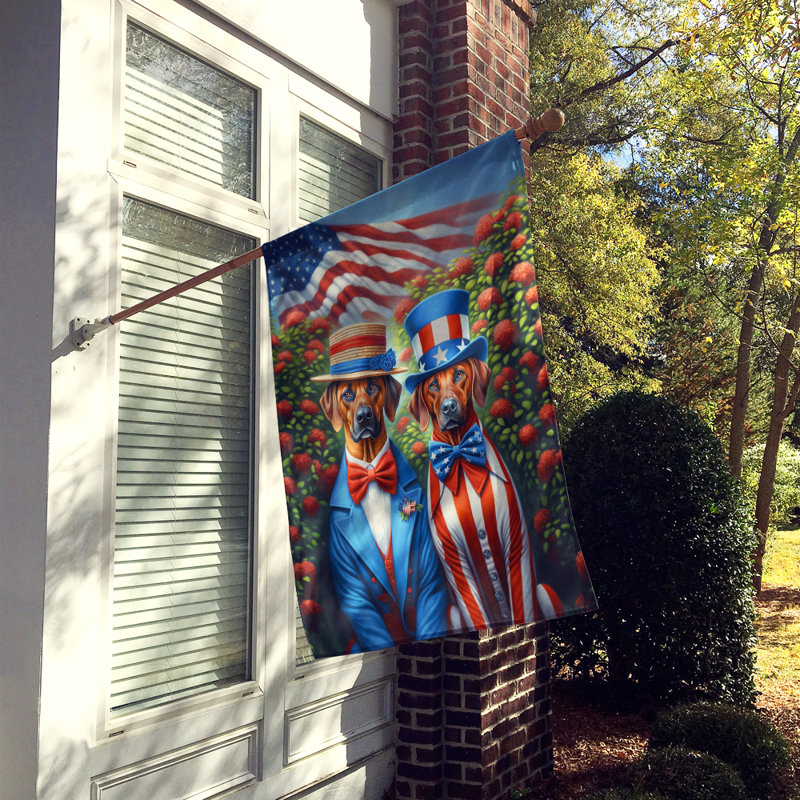 Drapeau «All American House», Chien de Rhodésie à crête dorsale
