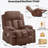 Power Lift Recliner Chair With Heat And Massage Electric Fabric Recliner Chair For Elderly With Side Pocket, USB Charge Port, Remote Control For Living Room-882958600