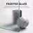 Glass Sliding MDF Barn Sliding Door Hardware Kit, Tempered Frosted Glass, Simple DIY Assembly-97620127