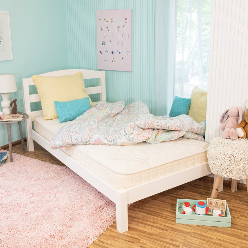 Twin Organic Cotton Innerspring Mattress with Latex Foam