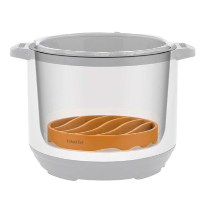Instant Pot Silicone Roasting Rack - BPA-Free, Heat Resistant (Orange)