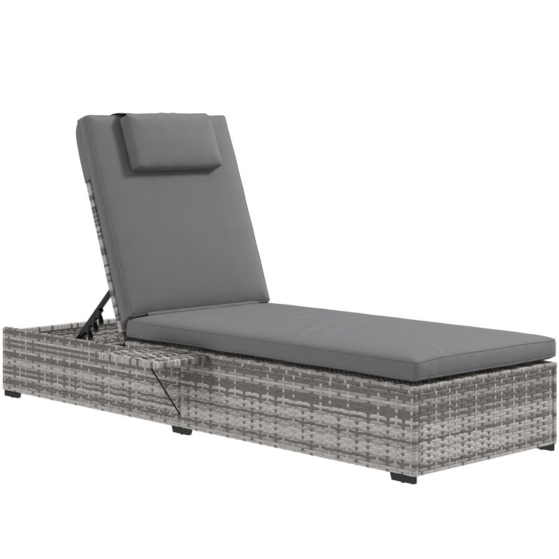 Adreyona 196cm Long Reclining Single Chaise with Cushions
