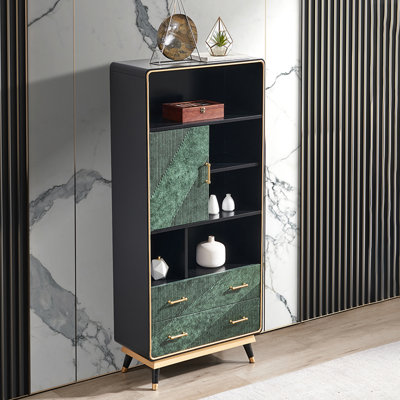 Modern simple light luxury display bookcase