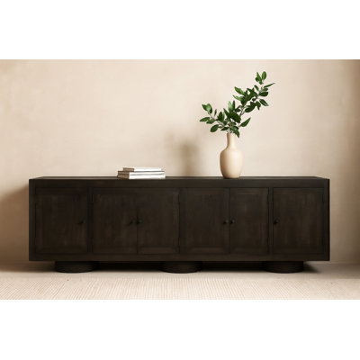 Crossman Solid Wood 6-door Sideboard by Latitude Run