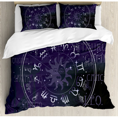Astrology Eclectic Duvet Cover