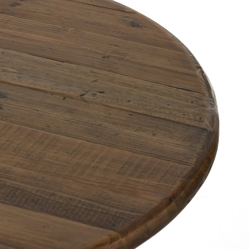 Alfie Dining Table 87"-Black Pine, Honey Pine, 30" H x 87" L x 35.5" W