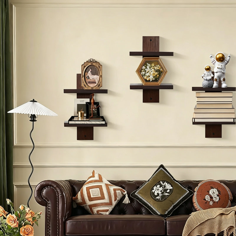 Wood Tiered Shelf