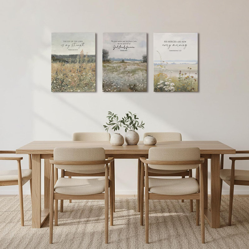 3 Piece Wrapped Canvas Print, 40 cm H x 30 cm W