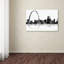 « gateway arch st louis mo horizon-1 », reproduction d’impression sur toile tendue-17943263