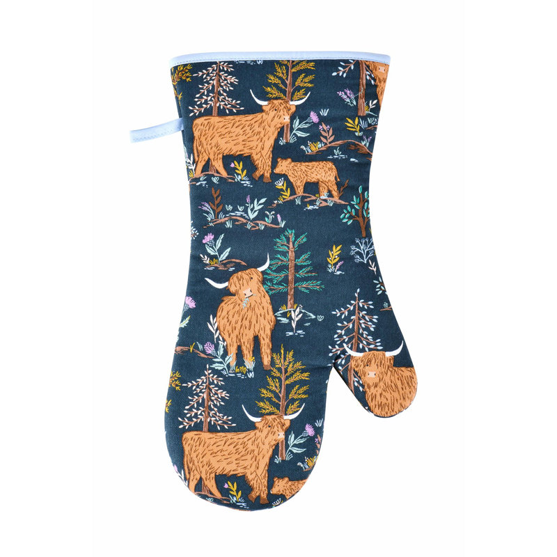 Ulster Weavers Connie The Cow Floral 100% Cotton Oven Glove
