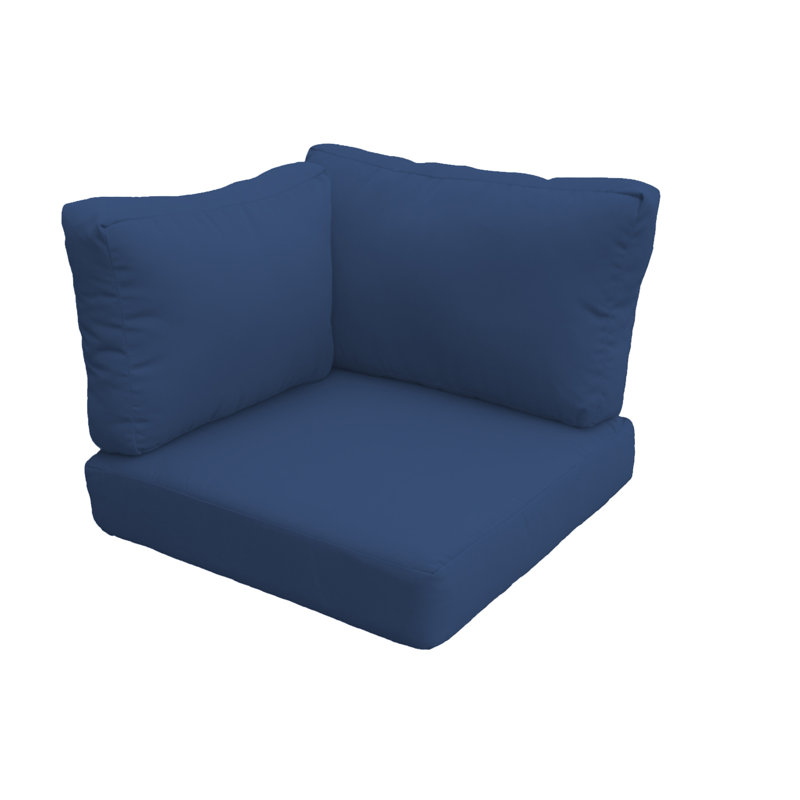 Housse de coussin Ayomikun, Bleu marine (performance)