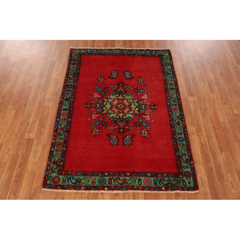 Tapis traditionnel en laine Medallion 4x6