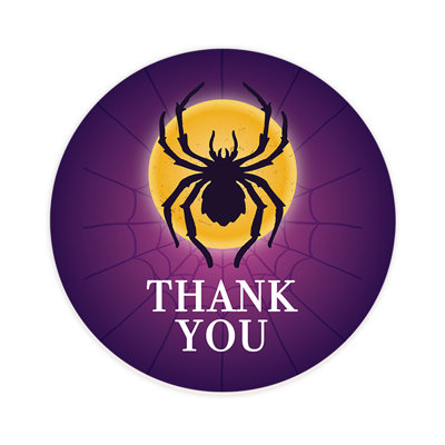 «Thank You Tarantula», autocollants d'Halloween heureux