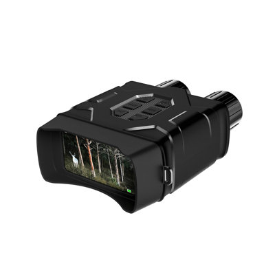 Lunettes de vision nocturne N016, écran IPS 4K UHD 4 ", zoom numérique 10X, jumelles infrarouges WiFi, infrarouge à 7 niveaux, anti-secousse, noir