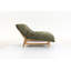 Fauteuil d'appoint en tissu de velours côtelé avec dossier CloudLoom-132864802