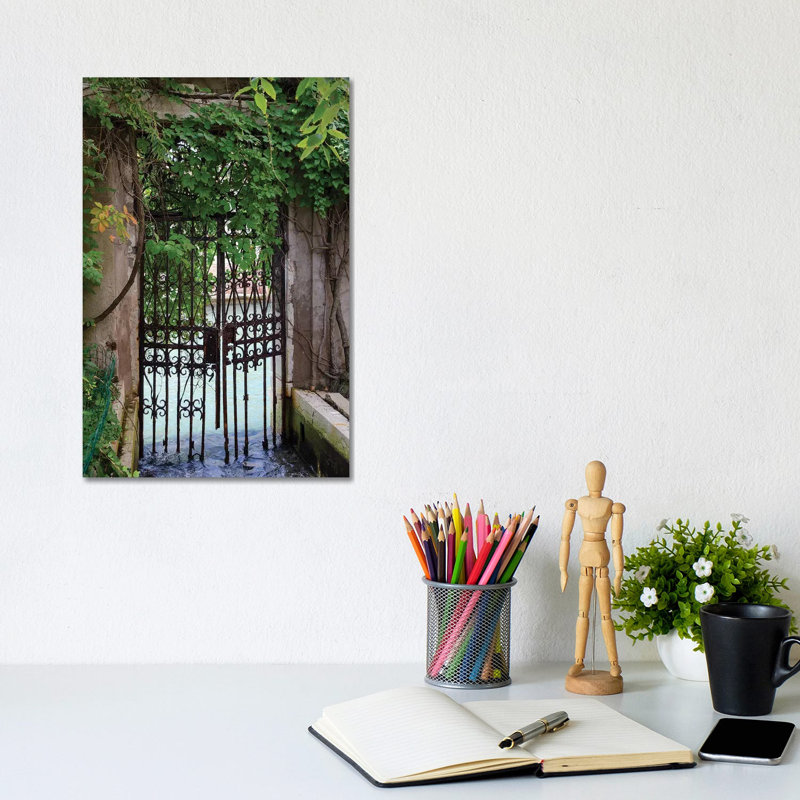 Elegant Canal Entrance by Laura DeNardo - Wrapped Canvas Print, 20.32 cm H x 30.48 cm W