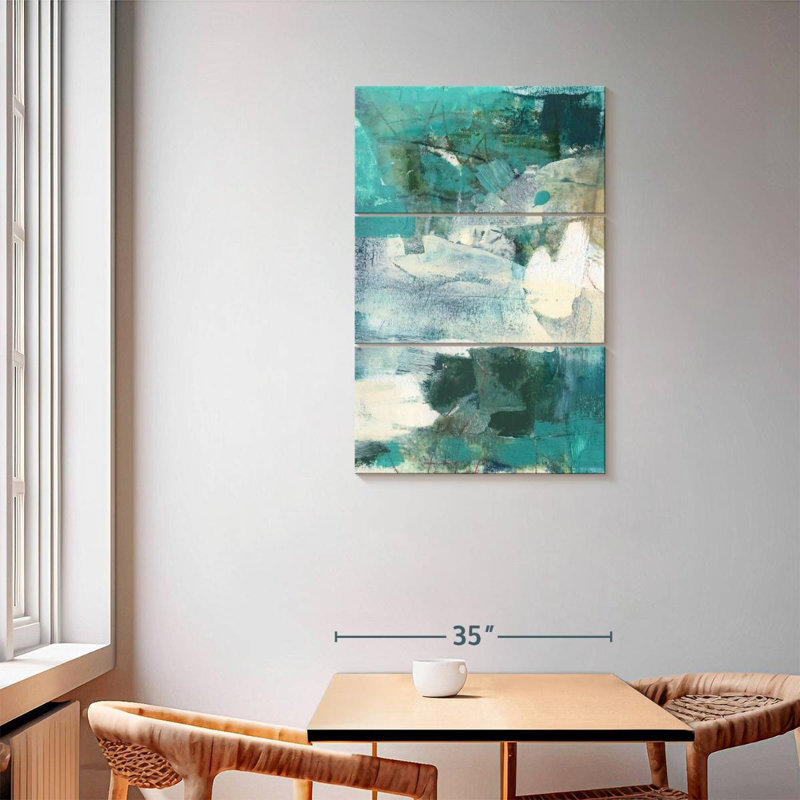 Avery Terrene abstrait I, H 57 po x l 36 po