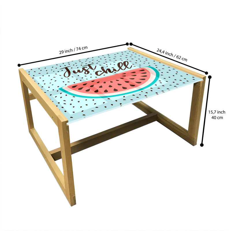 Jaede Sled Coffee Table, 62cm H x 74cm W x 40cm D