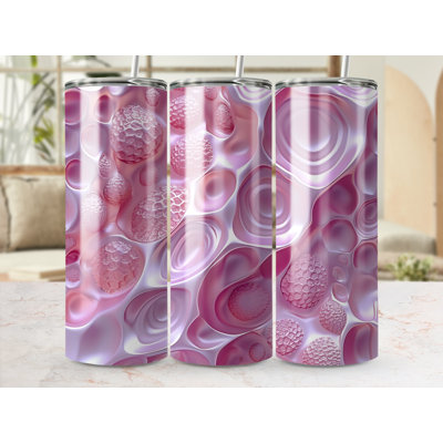 Choose Handmade Tumblers 591 mL Vacuum Insulated Stainless Steel (18/8) Travel Tumbler with Straw