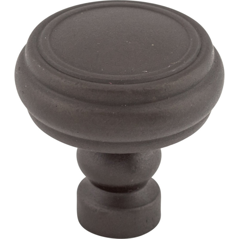 Brixton Rimmed 1 1/4" Diameter Round Knob, Sable