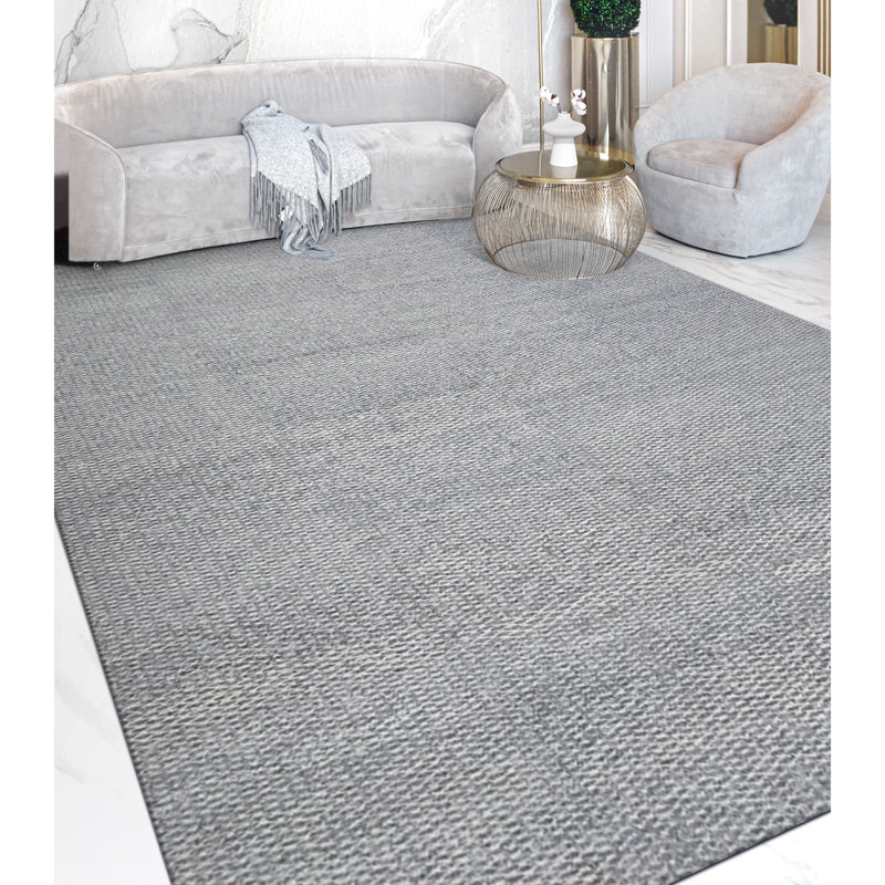 Area Rug in Gray, Rectangle 2' x 3'