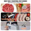 Hachoir à viande commercial commercial avec capacité de 5 lb et capacité de 575 W