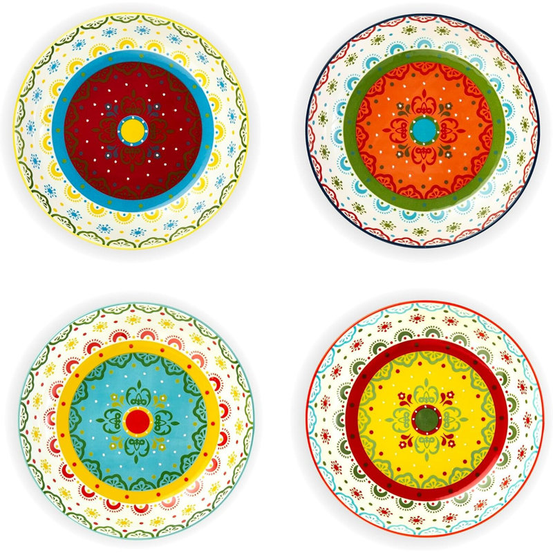 4 bols marocains assortis