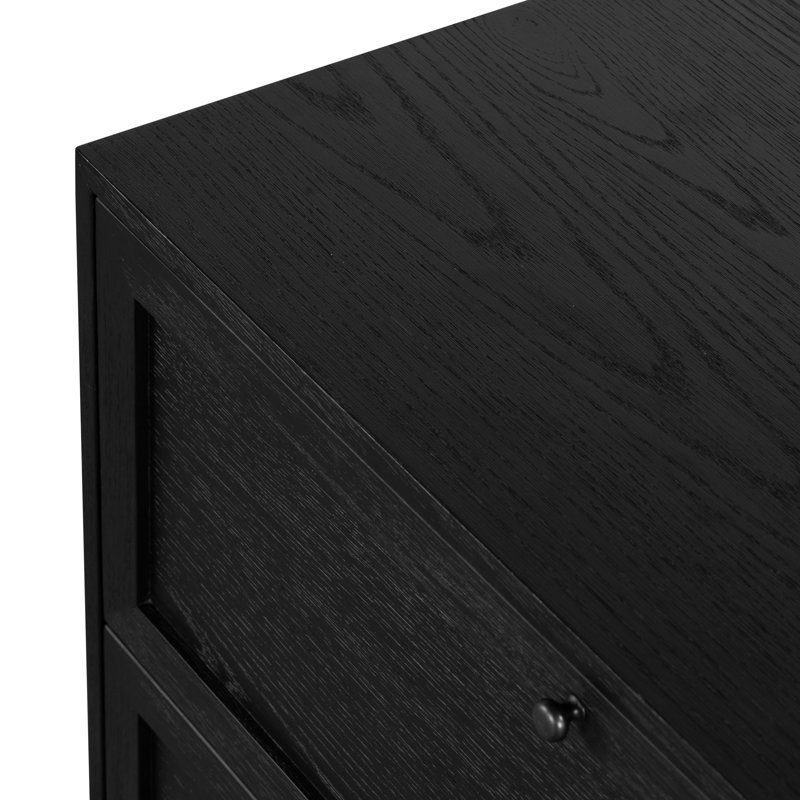 Millie Nightstand - Drifted Matte Black, Drifted Matte Black