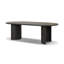 Paden Outdoor Metal Dining Table-94"-Bronze