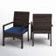 Chaise de patio avec coussin Alyah
