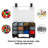 Portable Storage Case with Secure Locks & 14 Small Compartments for Hardware Screws Bolts