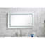 Miroir à DEL 40 po x 26 po pour salle de bain avec brouillard