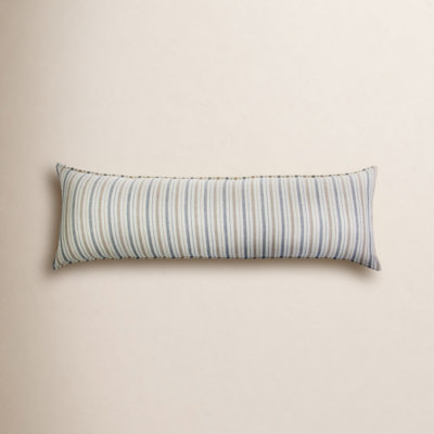 Naples Striped Linen Reversible Throw Pillow