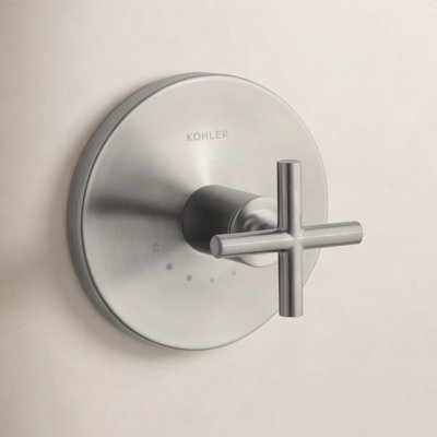 Purist Thermostatic Valve Trim with Cross Handle